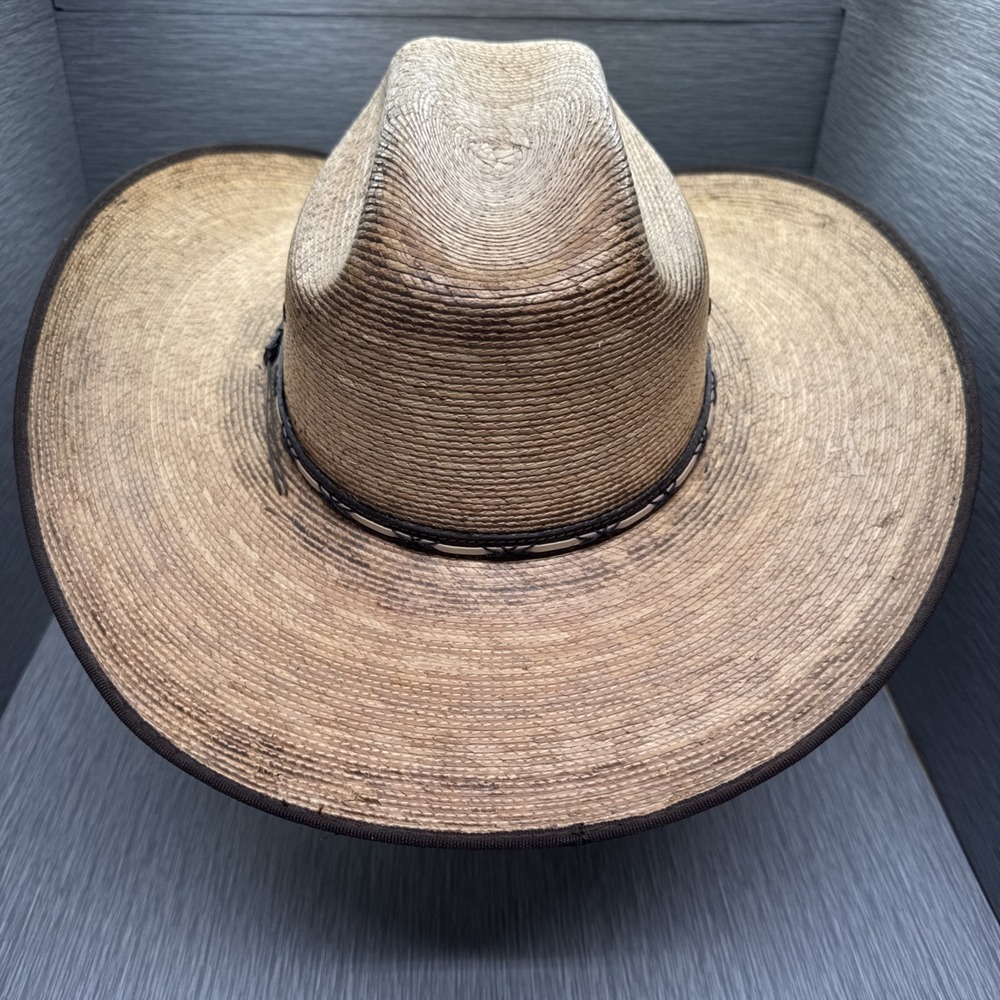 Jason Aldean by Resistol Amarillo Sky Cowboy Hat 7 3/8 Western Rodeo Concert - Picture 3 of 10